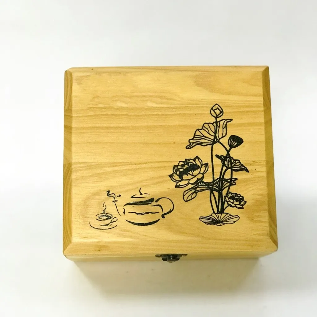 Hộp Đựng Trà Bằng Gỗ - Sương Mai
