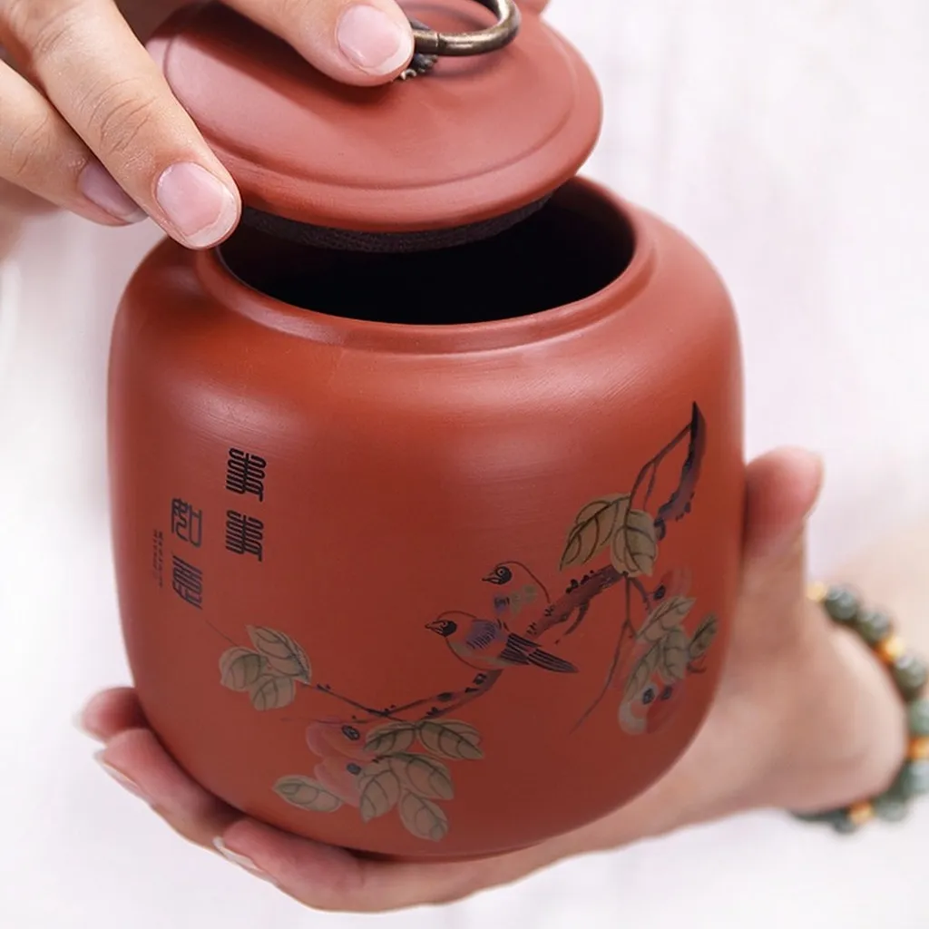 Alternative view of Lọ Đựng Trà Tử Sa 230g - Sương Mai