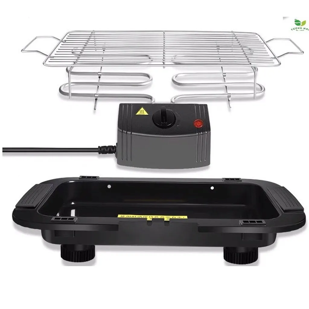 Alternative view of Bếp Nướng Điện Electric Barbecue Grill Không Khói Đa Năng Vỉ Lò Nướng Ngoài Trời - Babale