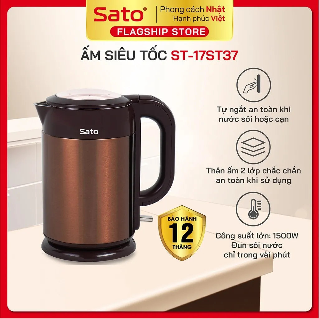 Alternative view of Ấm Siêu Tốc 17st37 1.8l - Sato