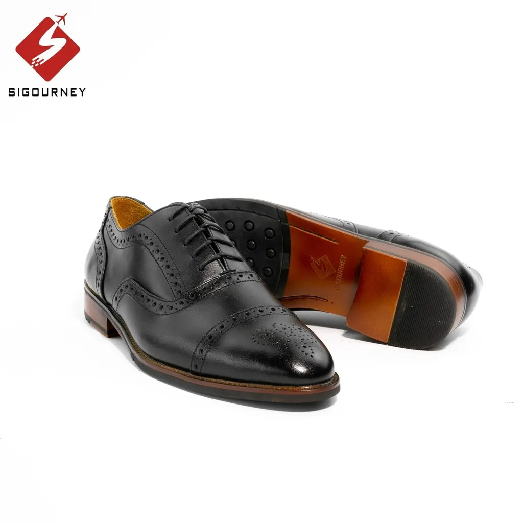 Alternative view of Giày Oxford Brogues Đế Phíp Họa Tiết Đục Lỗ Scc-03 - Sigourney