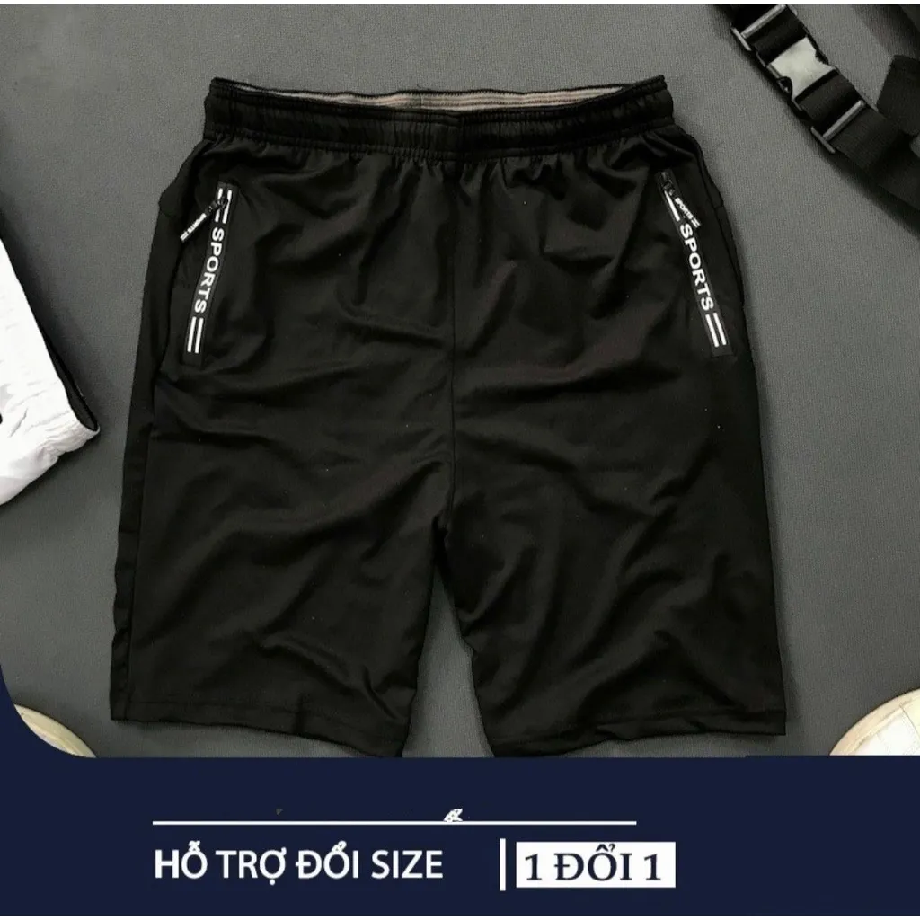 Alternative view of Quần Đùi Thun Lạnh Thể Thao 2 Túi Khóa - Lê Phương Boutique