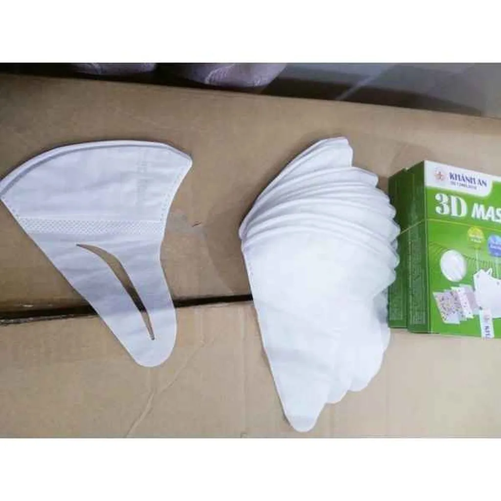 Alternative view of [hộp] Khẩu Trang Y Tế Kháng Khuẩn 4 Lớp Người Lớn 3d Mask - Khánh An - Hộp 10 Cái