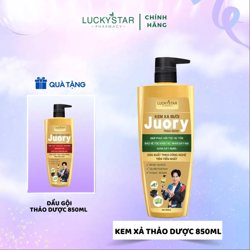 Kem Xả Thảo Dược Juory 850ml - Lucky Star