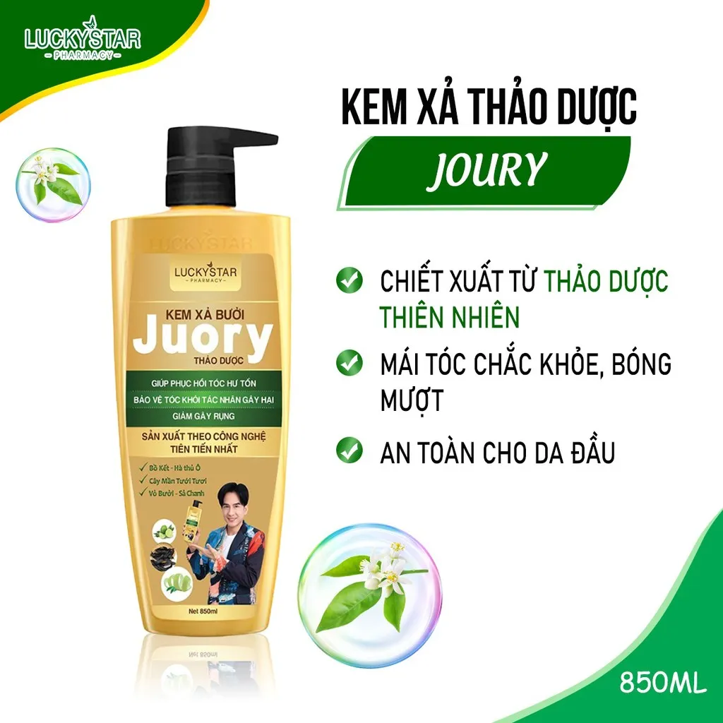 Alternative view of Kem Xả Thảo Dược Juory 850ml - Lucky Star