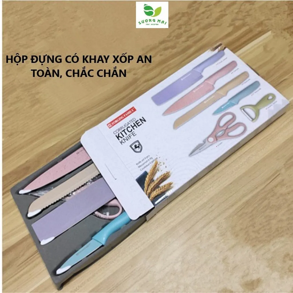 Alternative view of Bộ Dao Kéo Lúa Mạch Cao Cấp 6 Chi Tiết - Engelnerg