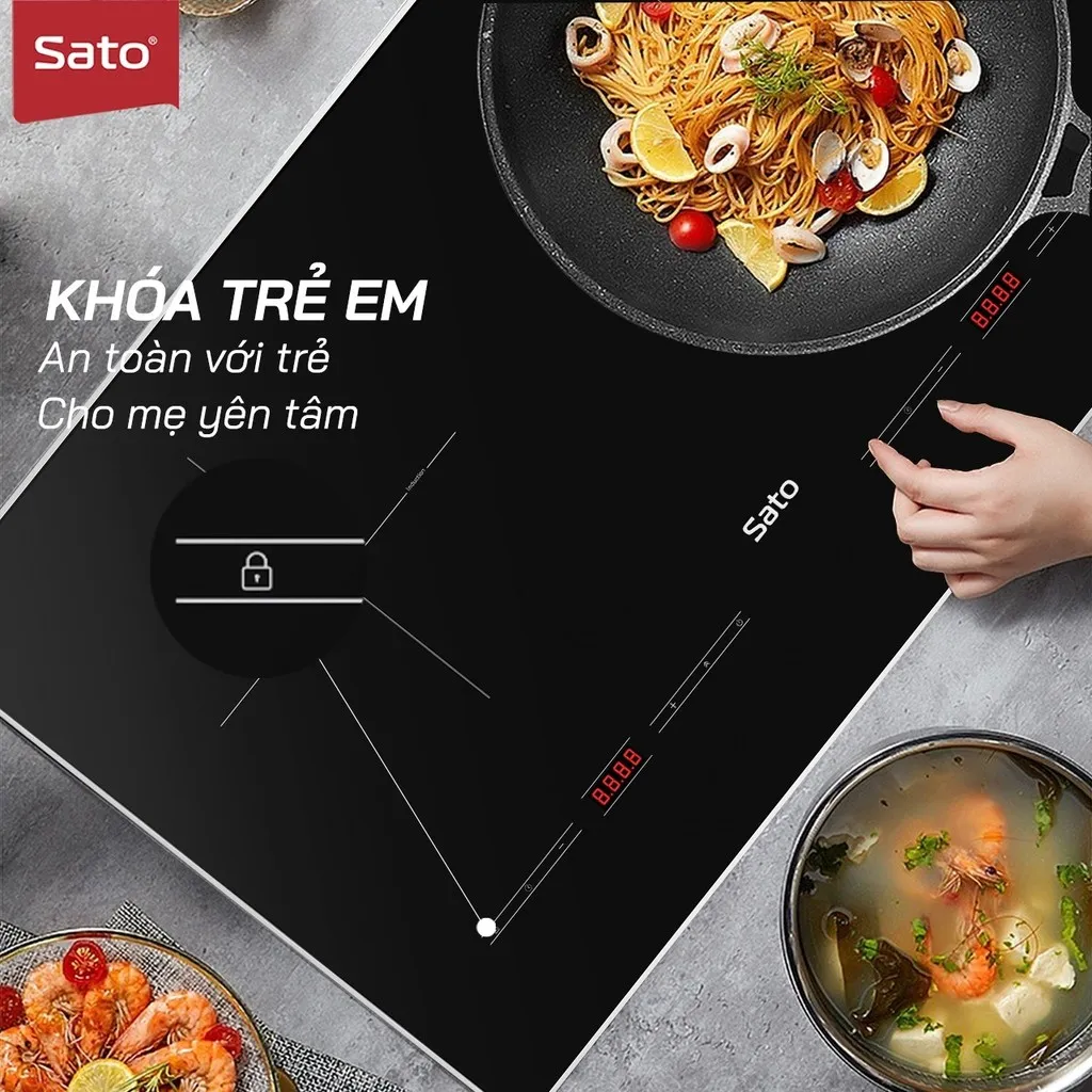 Alternative view of Bếp Điện Từ Thông Minh Sih265 N1.3 (b) - Sato