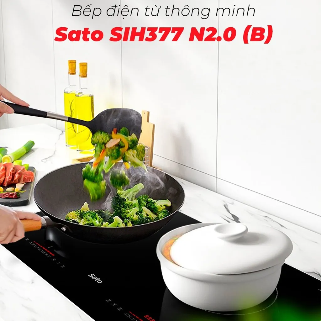 Alternative view of Bếp Điện Từ Thông Minh Sih377 N2.0 (b) - Sato
