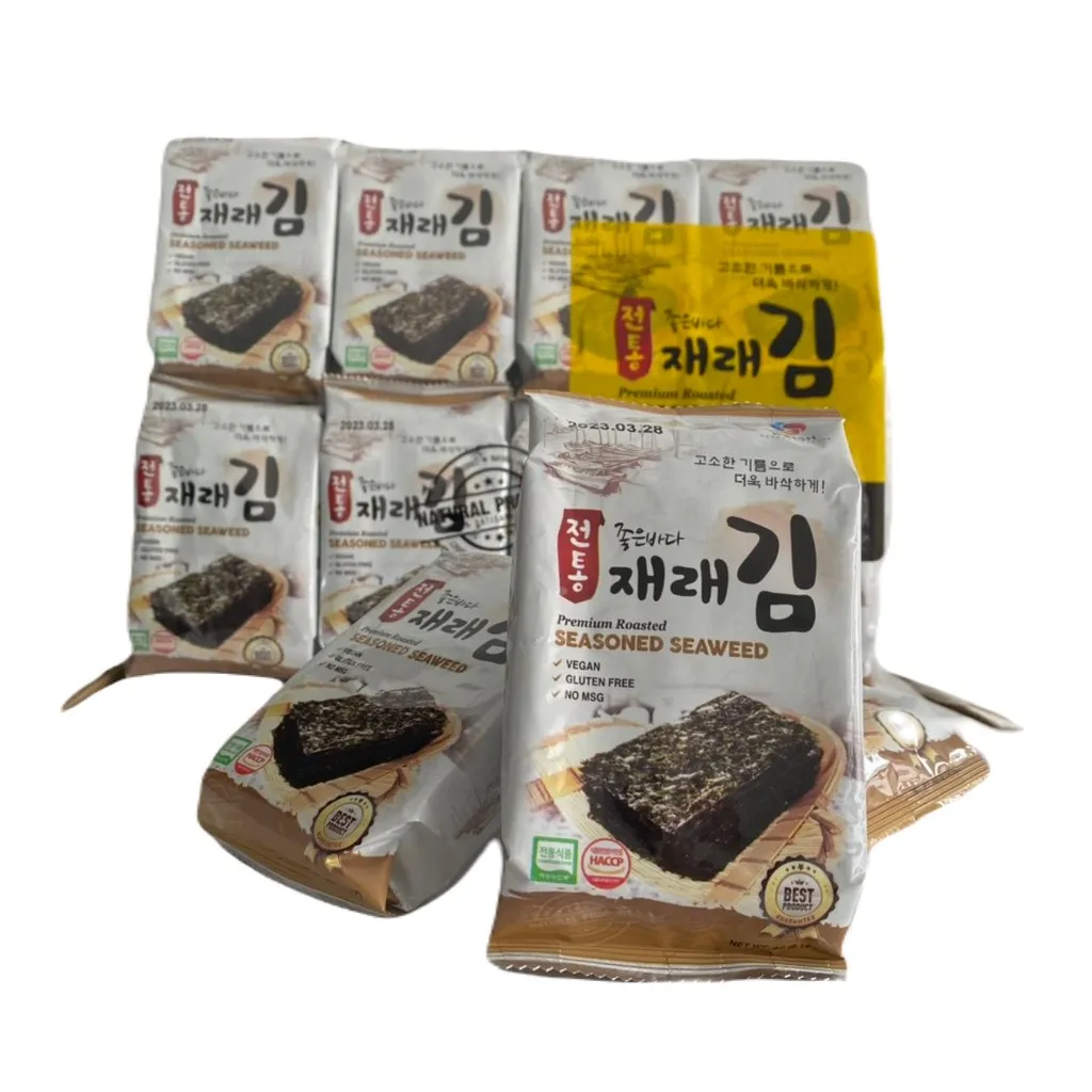 Alternative view of [thùng] Rong Biển Sấy Khô Tẩm Gia Vị Thượng Hạng Hàn Quốc - Dream - 6 Lốc/thùng