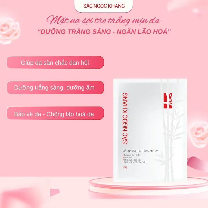 Alternative view of Mặt Nạ Sợi Tre Trắng Mịn Da - Sắc Ngọc Khang