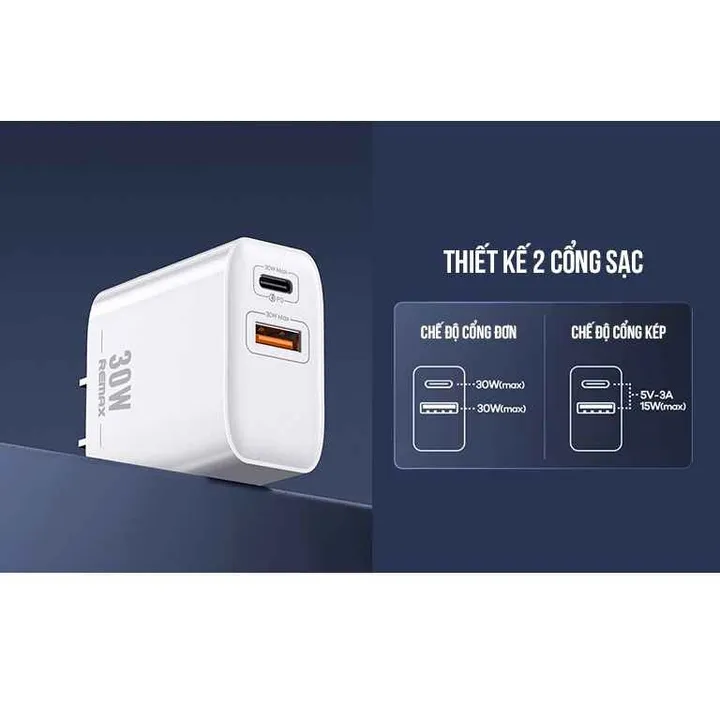 Củ Sạc 30w Rp-u82 - Remax