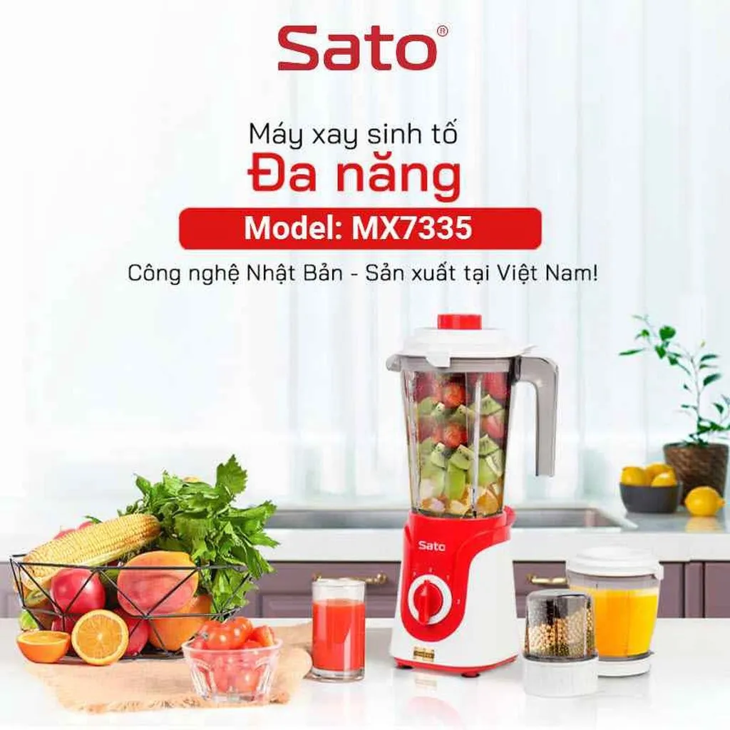 Máy Xay Sinh Tố Đa Năng Sato Mx7335 - Sato