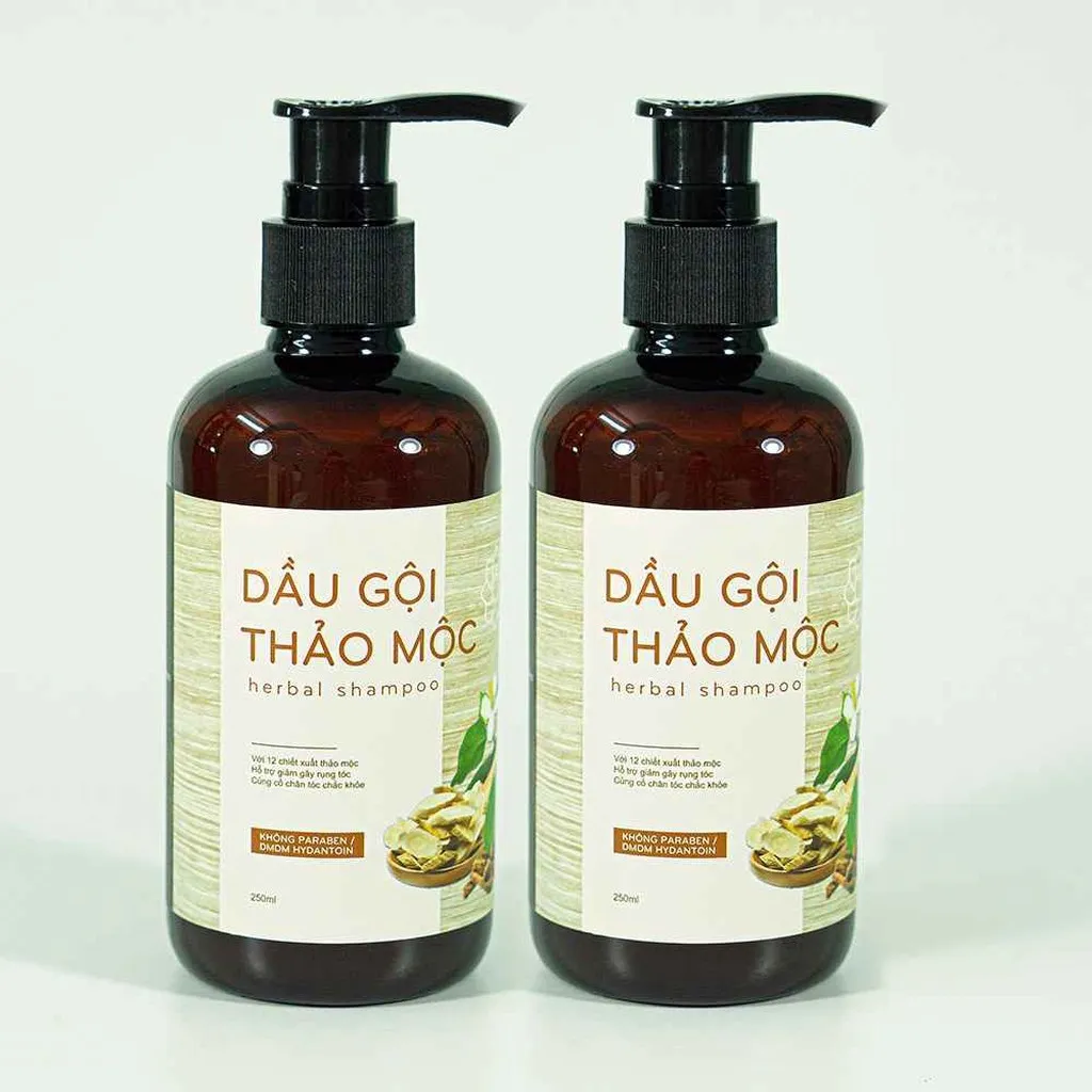 Combo 2 Chai Dầu Gội Thảo Mộc Giảm Gãy Rụng Tóc, Dưỡng Chân Tóc Chắc Khỏe 250ml - Neo Nature
