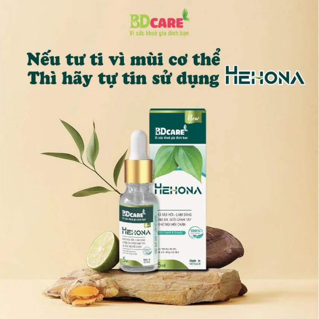Alternative view of Serum Trị Hôi Chân Và Hôi Nách Hehona 5ml - Bdcare