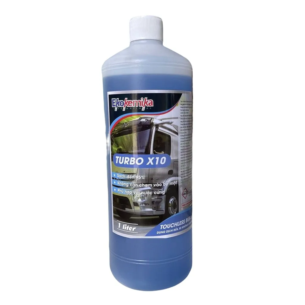 Dung Dịch Rửa Xe Không Chạm Turbo X10 -1l Thương Hiệu Ekokemika