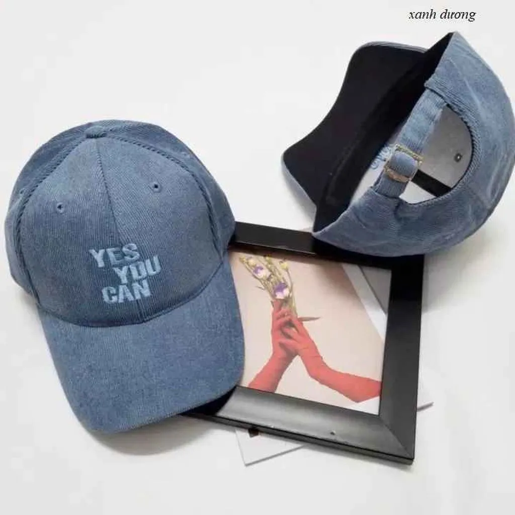 Alternative view of Mũ Lưỡi Trai Yes You Can Chất Nhung Cao Cấp - Diepchi Fashion