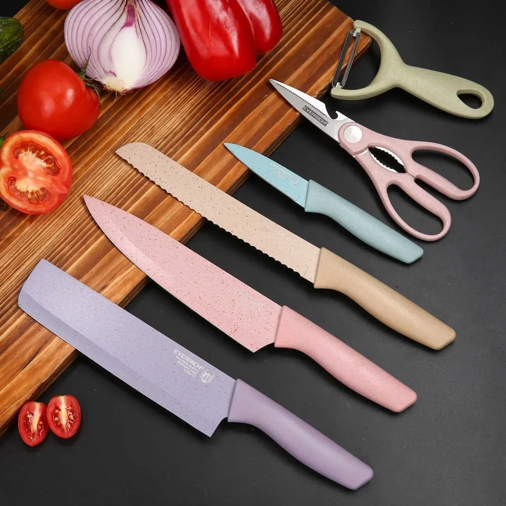 Alternative view of Bộ Dao Lúa Mạch Kitchen Everrich 6 Món - Su