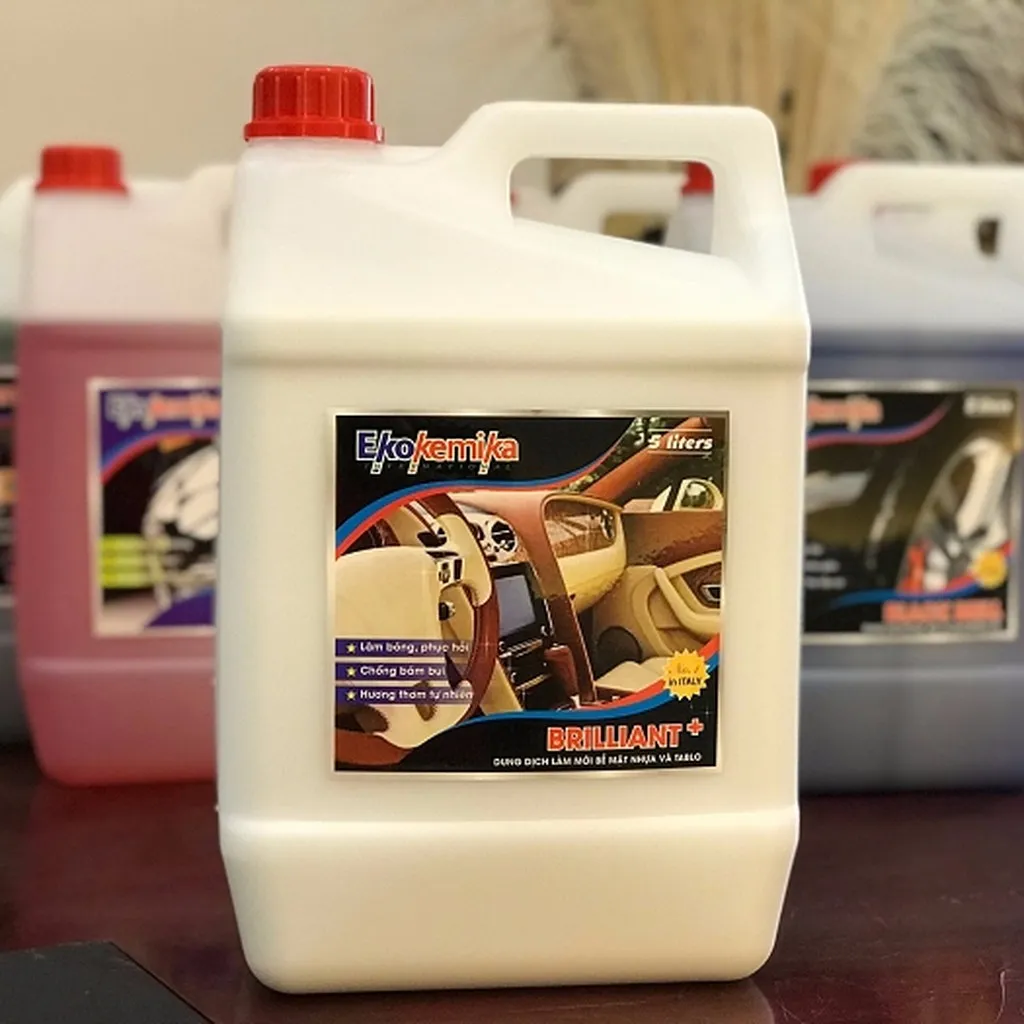 Alternative view of Dung Dịch Phục Hồi Bảo Dưỡng Nhựa Brilliant+ 5l - Ekokemika
