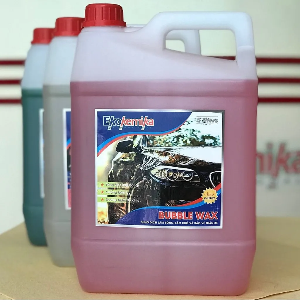 Dung Dịch Làm Bóng, Khô Và Bảo Vệ Thân Xe Bubble Wax 5l - Ekokemika