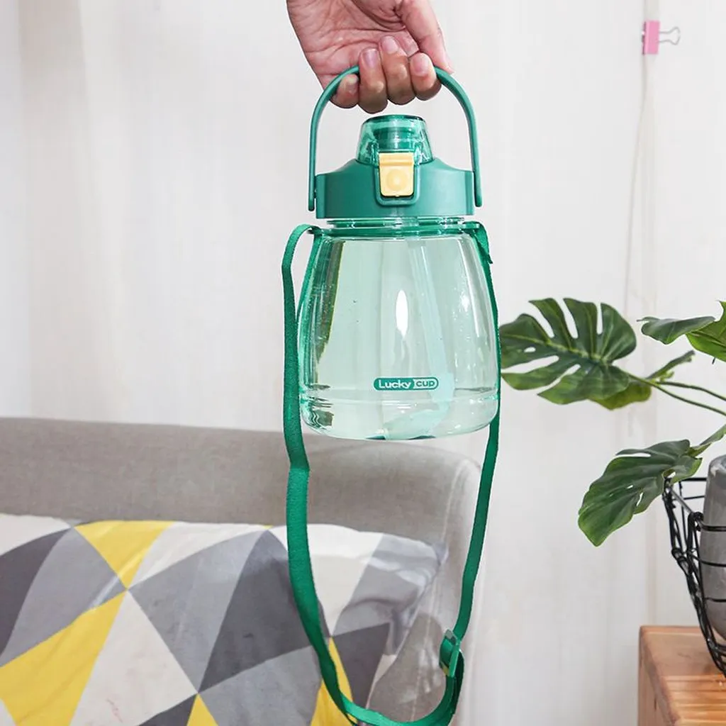 Alternative view of Bình Nước Tròn Bầu Sticker Cho Bé Bằng Nhựa Cao Cấp 1200ml - Su