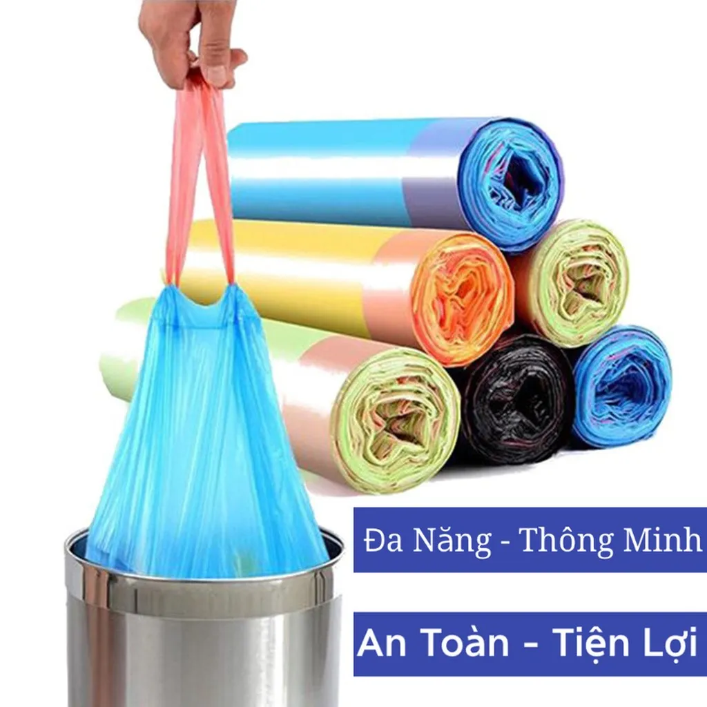Set 5 Cuộn Túi Rác Tự Huỷ Sinh Học - Su