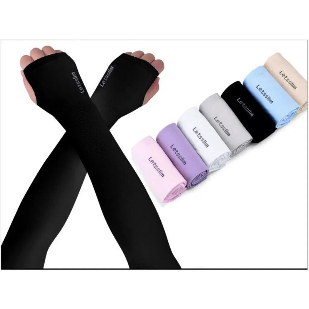 Găng Tay Chống Nắng Xỏ Ngón Let's Slim - Su