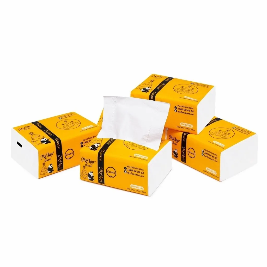 [thùng 30 Gói] Giấy Ăn Gấu Trúc 3 Lớp - Mylan