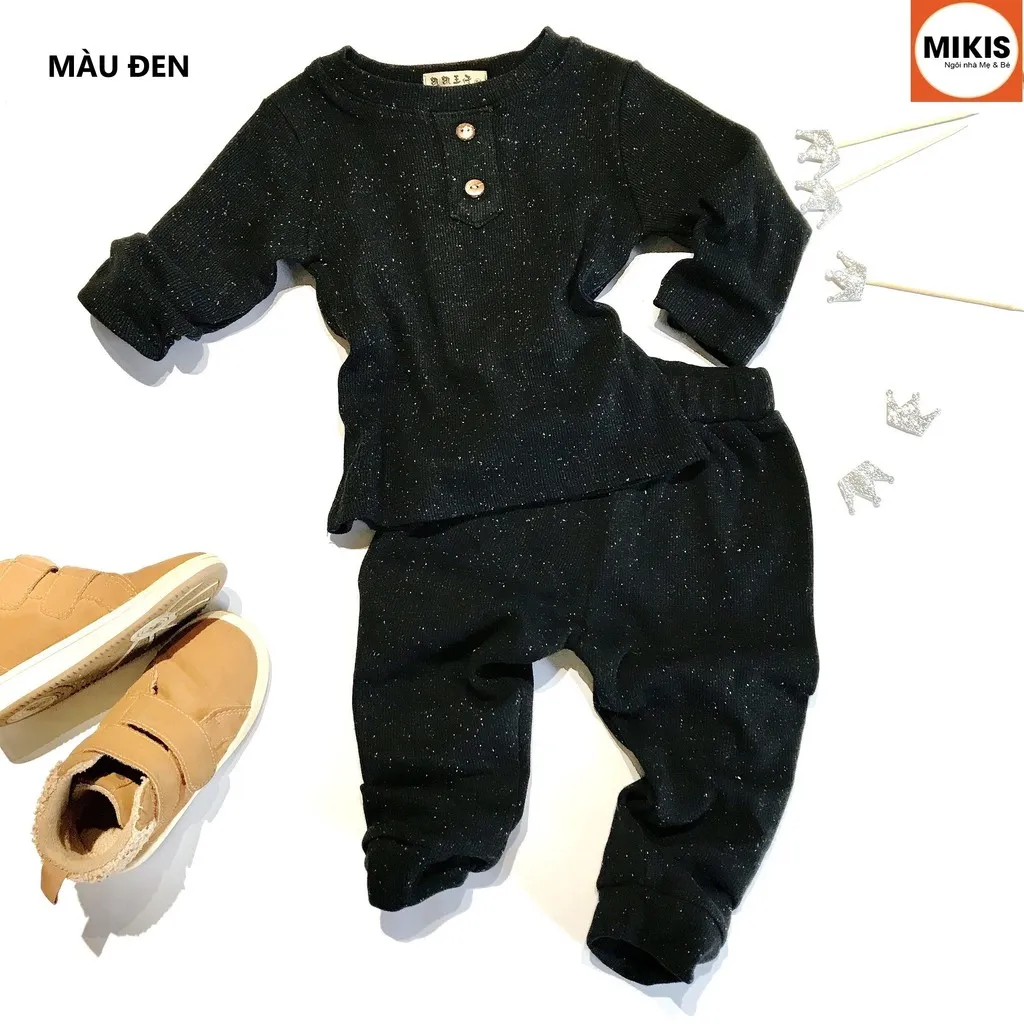 [giảm 50%] Bộ Nỉ Pijama Tăm - Mikis