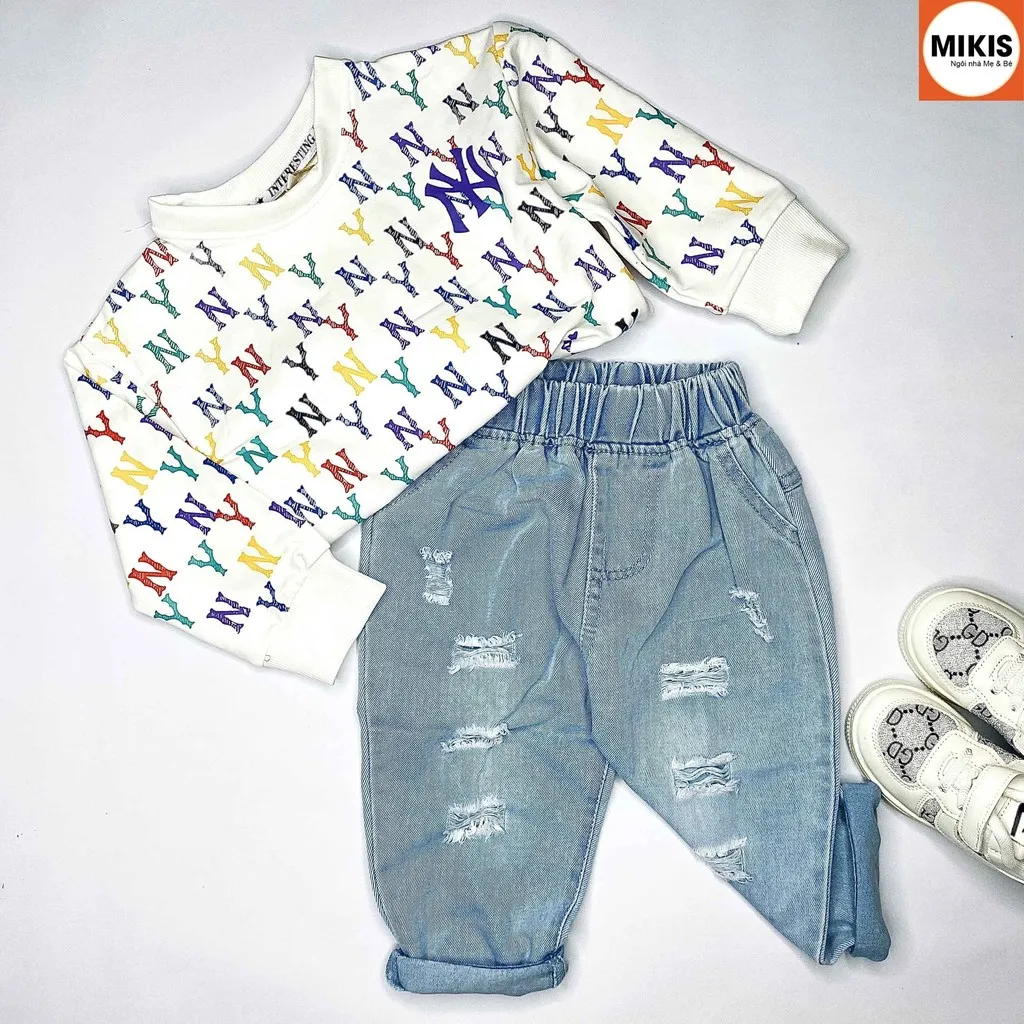 [giảm 50%] Bộ Quần Áo Thời Trang Thu Đông Ny - Mikis