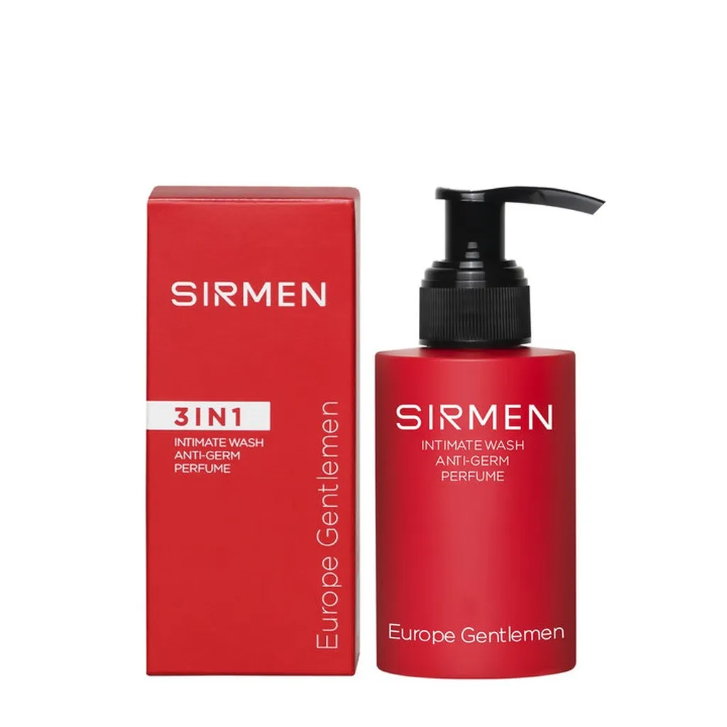 Dung Dịch Vệ Sinh Nam 3 In 1 Sirmen Europe Gentlemen Hương Nước Hoa Châu Âu Nam Tính Quyến Rũ Dòng Cao Cấp 100g - Sirmen