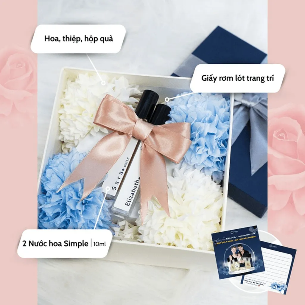 Alternative view of [combo Quà Tặng] 2 Chai Nước Hoa Simple 10ml - Chava