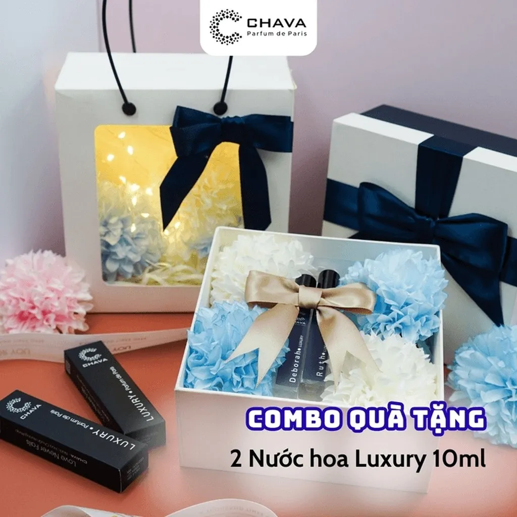[combo Quà Tặng] 2 Nước Hoa Chava Luxury 10ml - Chava