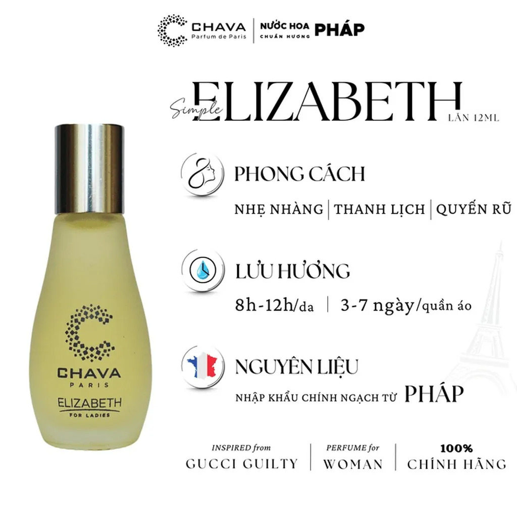 Alternative view of [combo Quà Tặng] 2 Chai Nước Hoa Chava Simple 12ml - Chava
