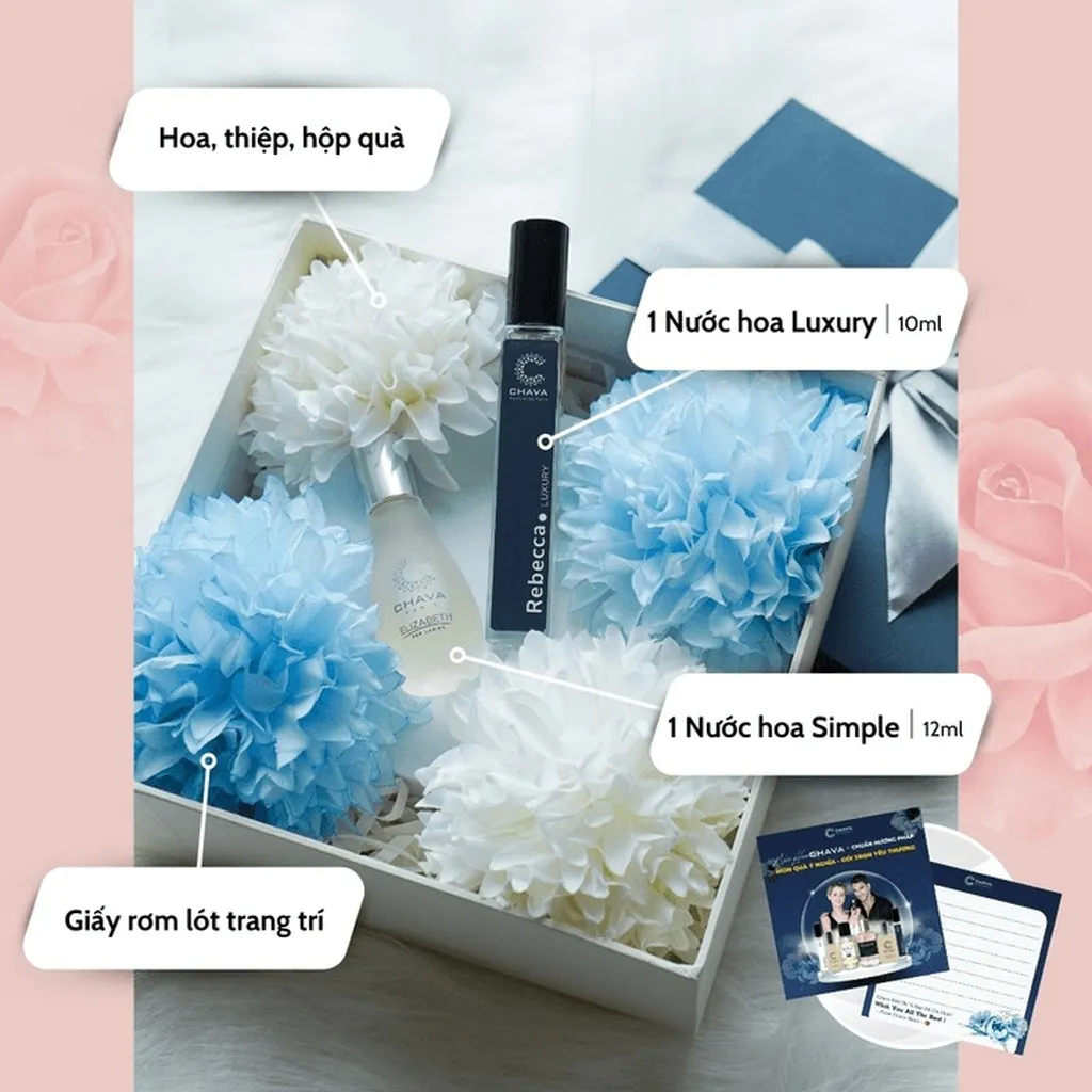Alternative view of [combo Quà Tặng] 1 Nước Hoa Simple 12ml + 1 Nước Hoa Luxury 10ml - Chava