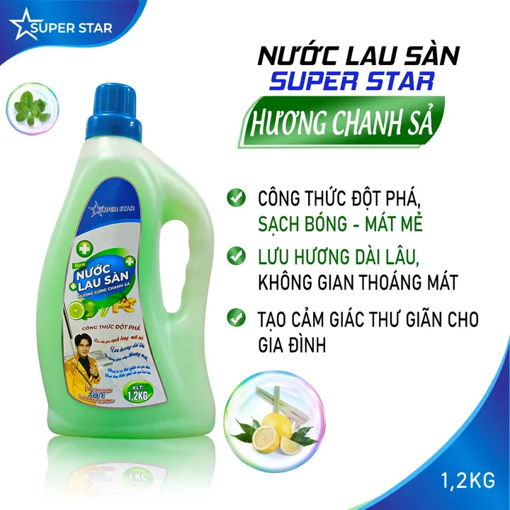 Alternative view of Nước Lau Sàn 1,2kg - Super Star
