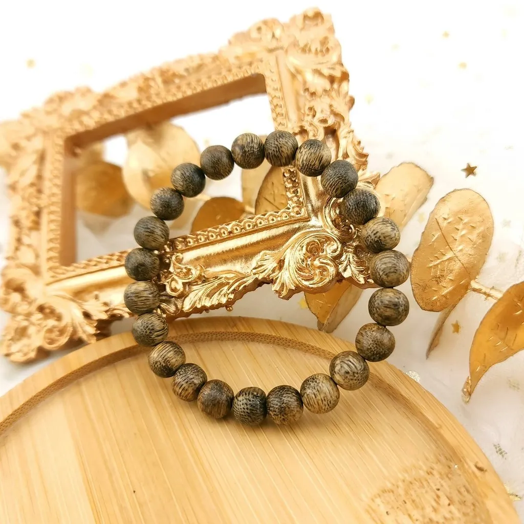Vòng Tay Trầm Hương Tốc Thiên Nhiên Size Hạt 8 Ly - Thắng Giang