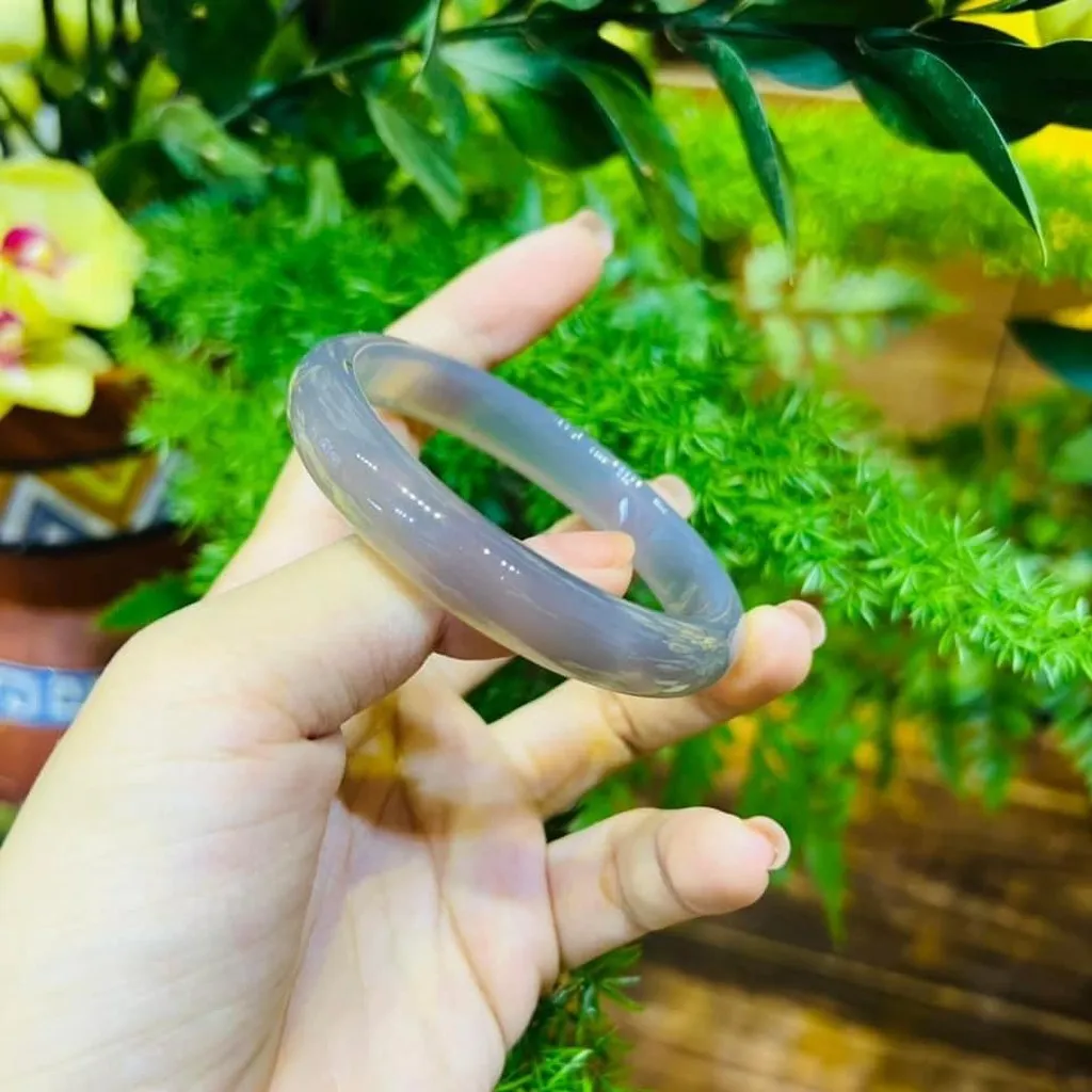 Alternative view of Vòng Tay Chalcedony Khói Thiên Nhiên - Thắng Giang