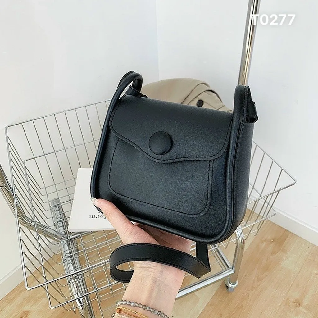 Alternative view of Túi Đeo Chéo Cúc Bấm Phong Cách Hàn Quốc T0277 - Lê Phương Boutique