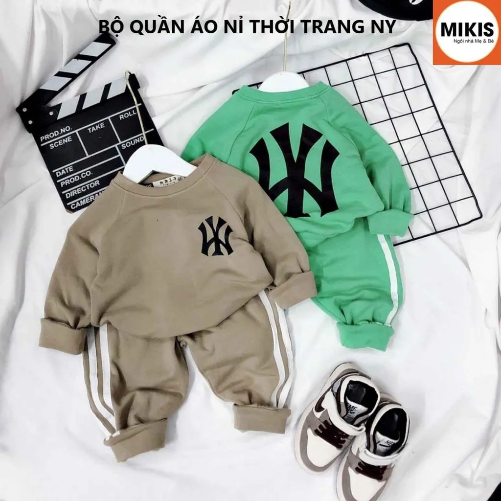 [giảm 50%] Bộ Quần Áo Nỉ Thời Trang Ny - Mikis
