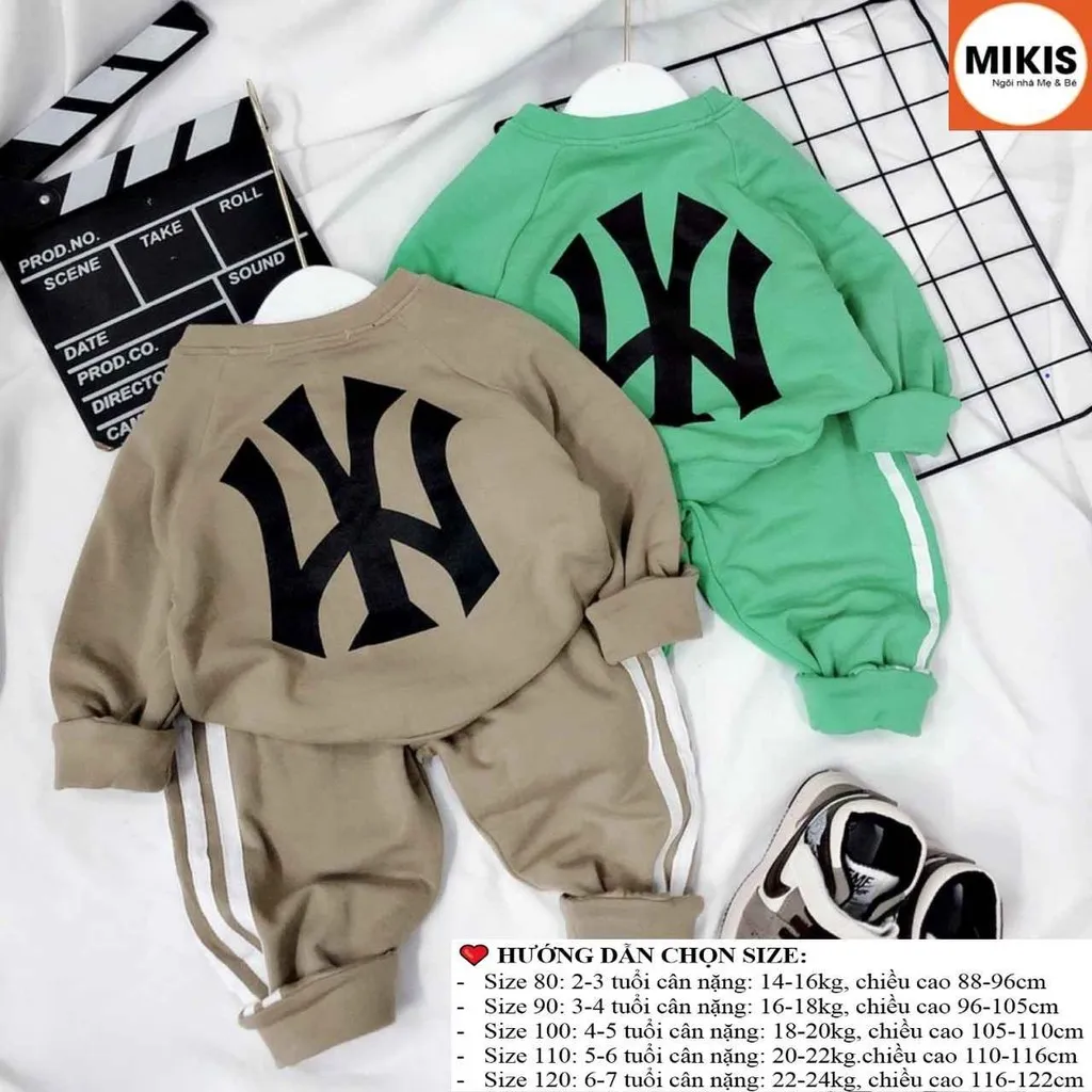 Alternative view of [giảm 50%] Bộ Quần Áo Nỉ Thời Trang Ny - Mikis