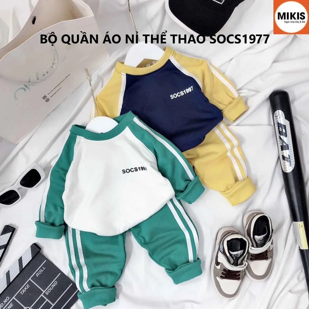 Alternative view of [giảm 50%] Bộ Quần Áo Nỉ Thể Thao Socs1977 - Mikis