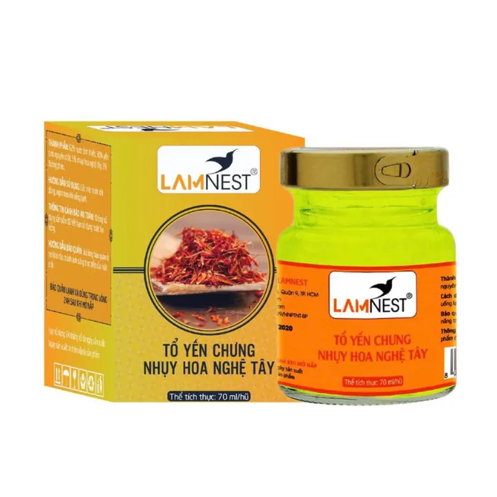 Tổ Yến Chưng Nhụy Hoa Nghệ Tây - Lamnest