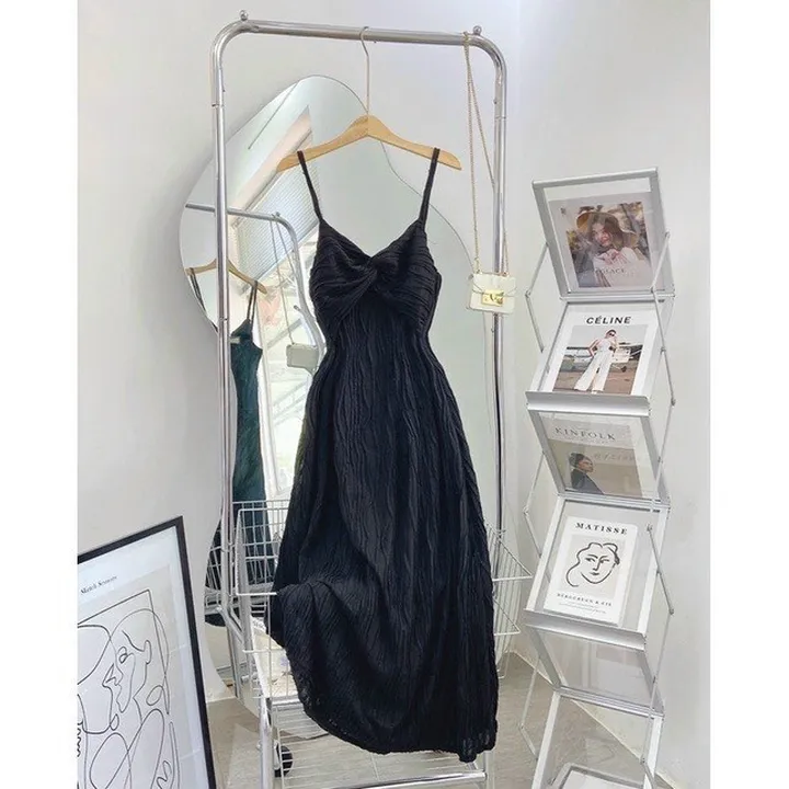 Alternative view of Đầm Maxi Đũi Xốp - Lê Phương Boutique
