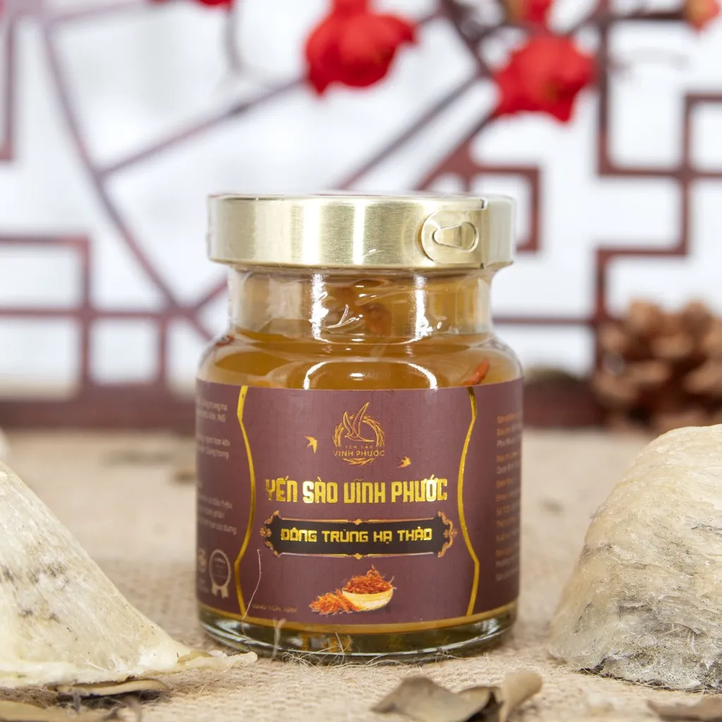 Alternative view of Hộp Quà 5 Hũ - Tổ Yến Sào Chưng Đông Trùng Hạ Thảo - Yến Sào Vĩnh Phước