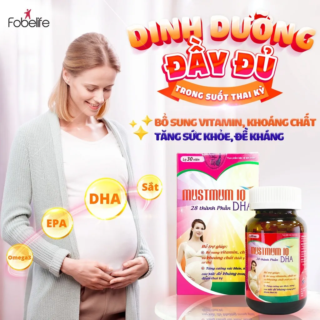Viên Uống Bổ Sung Vitamin, Chất Xơ Và Khoáng Chất Cho Mẹ Bầu Hộp 30v - Starusa