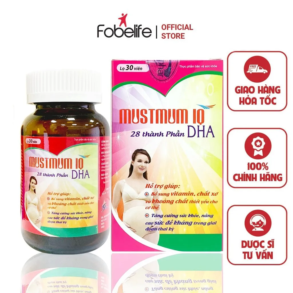 Alternative view of Viên Uống Bổ Sung Vitamin, Chất Xơ Và Khoáng Chất Cho Mẹ Bầu Hộp 30v - Starusa