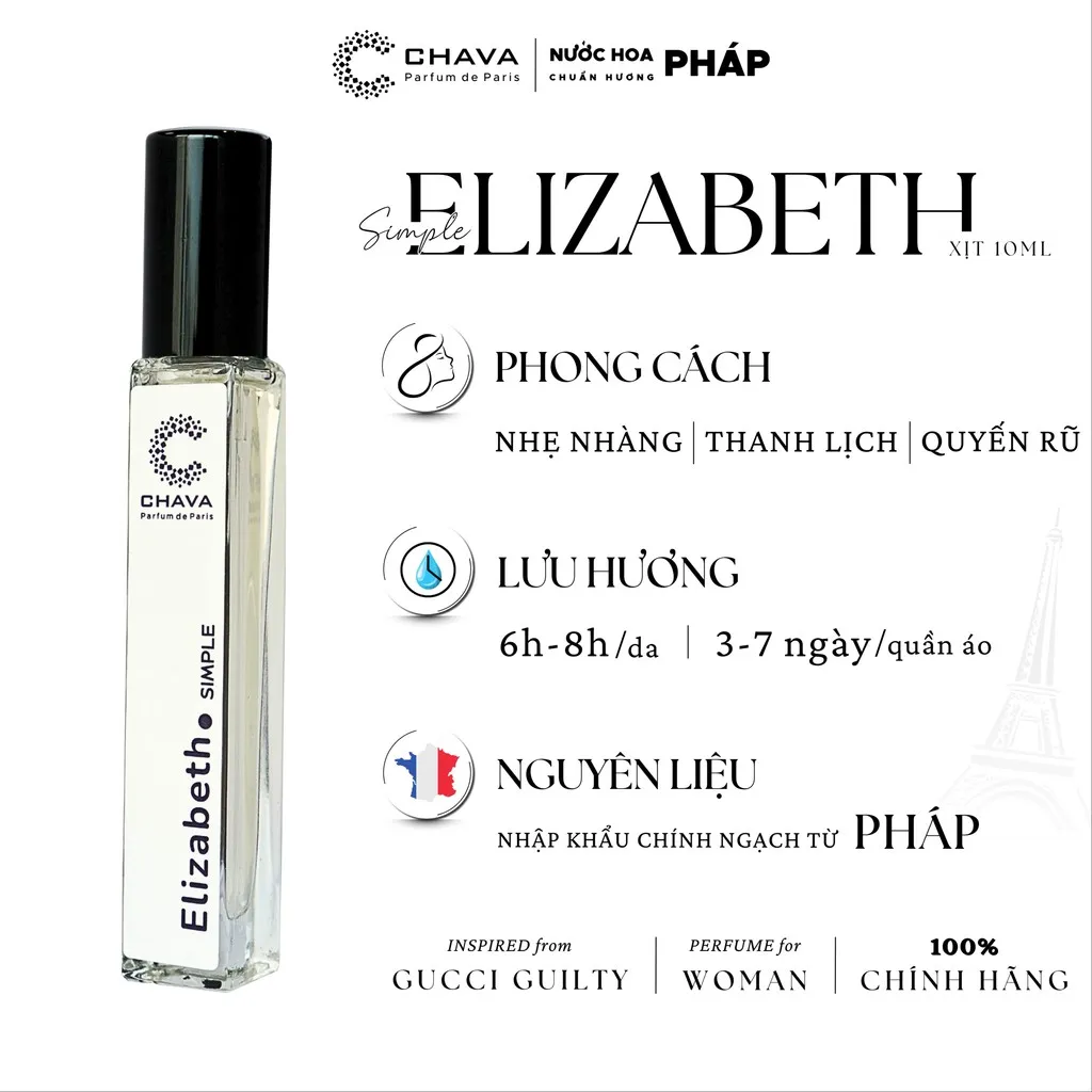 Alternative view of [combo Quà Tặng] 1 Son Kem Lì Rosy Luxury + 1 Nước Hoa Simple 10ml - Rosy
