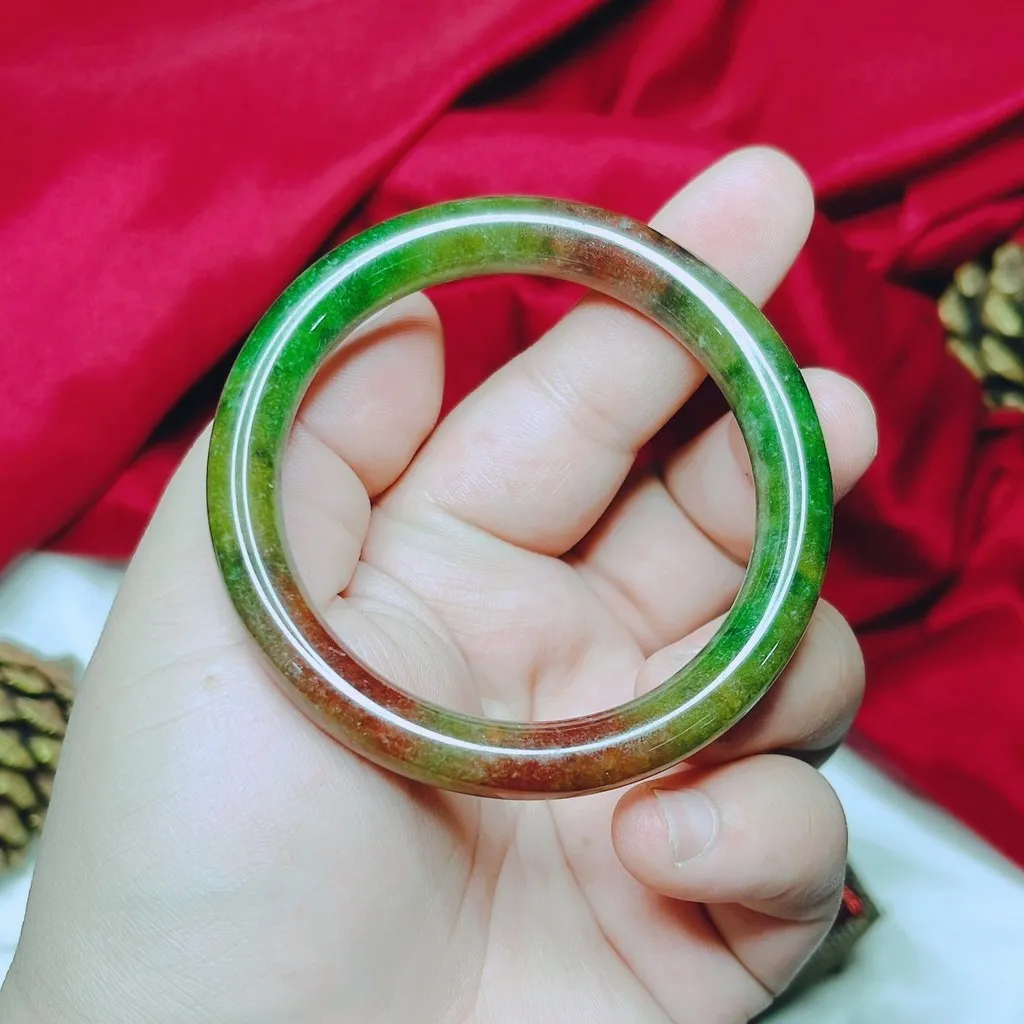 Vòng Tay Cẩm Thạch Tứ Quý Thiên Nhiên Màu Hỗn Hợp - Thắng Giang