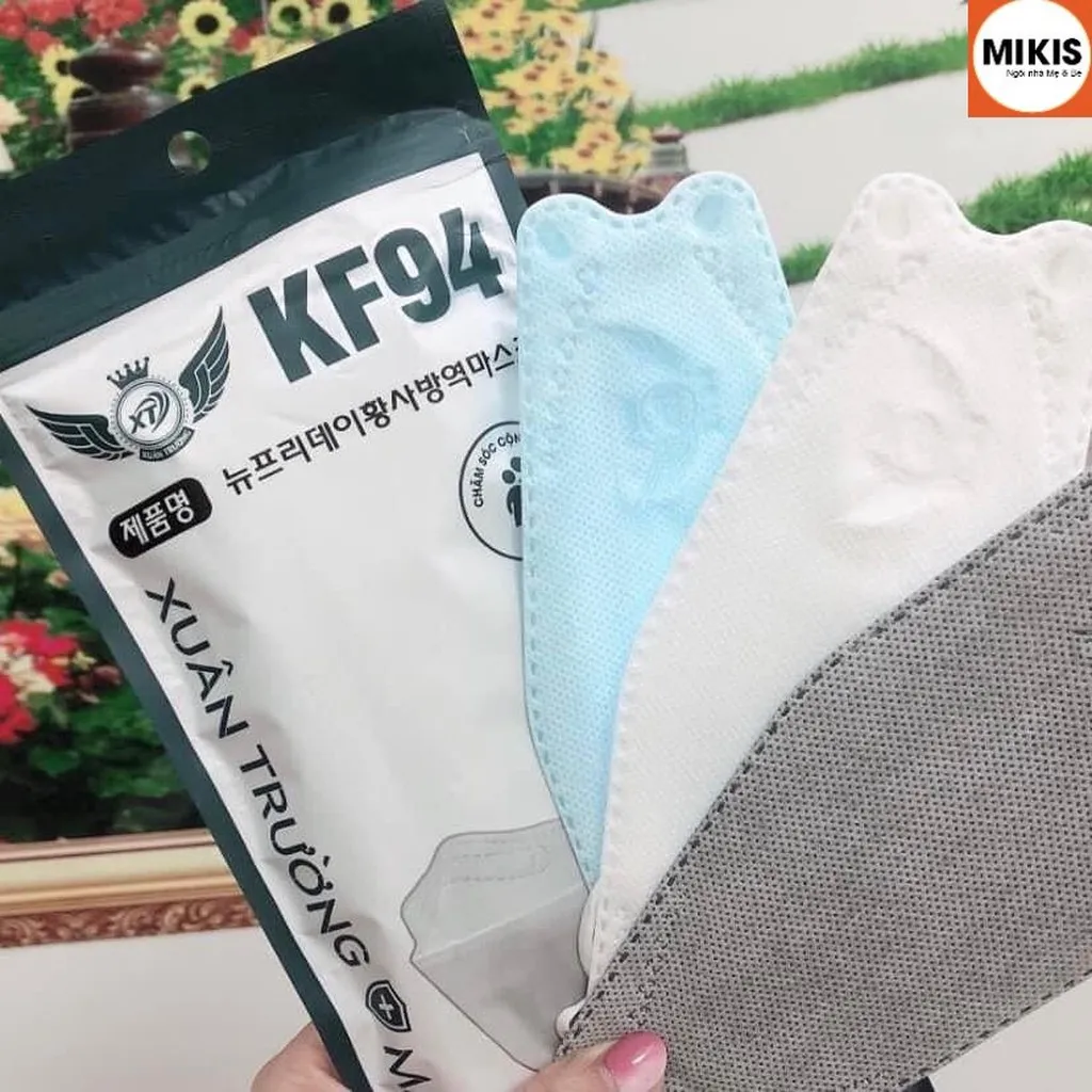 [thùng] Khẩu Trang Y Tế Chống Bụi Siêu Mịn Kf94 - Xuân Trường - 300 Cái/thùng