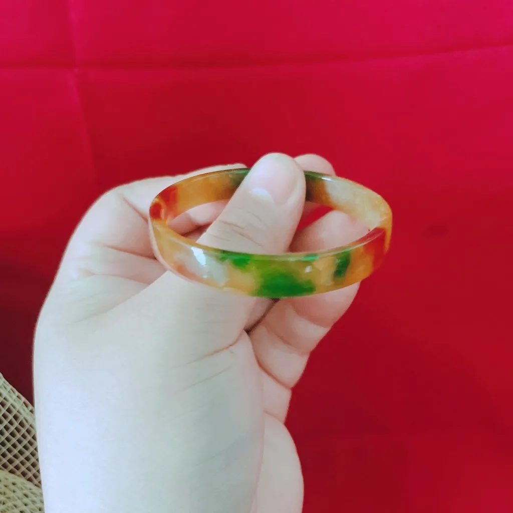 Vòng Tay Cẩm Thạch Tứ Quý Bản Vuông - Thắng Giang
